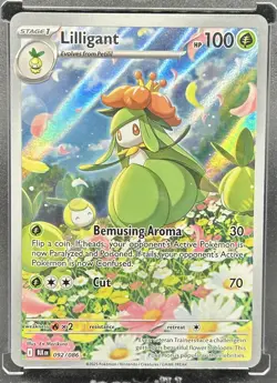 Lilligant 092/086 Sv: Black Bolt Pokemon 2025 Illustration Rare - Image 1