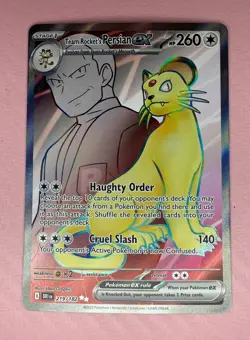 Pokemon TCG: Team Rocket's Persian ex 219/182 Sv10: Destined Rivals - Image 1