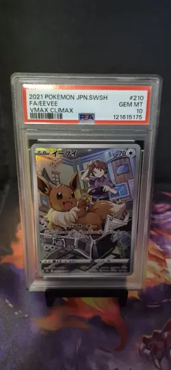 PSA 10 Eevee 210/184 Vmax Climax Pokemon Japanese - Image 1