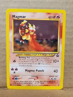 Pokemon TCG Card Game Magmar #44 Black Star Promo Card Unplayed - Image 1