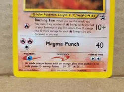 Pokemon TCG Card Game Magmar #44 Black Star Promo Card Unplayed - Image 3
