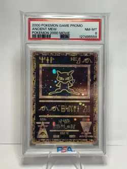 Ancient Mew 2000 Pokemon Game Movie Promo Holo Card PSA 8 - Image 1