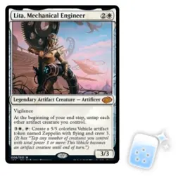 LITA, MECHANICAL ENGINEER Jumpstart 2022 Magic MTG MINT CARD - Image 1