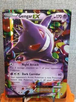 Pokemon Gengar EX TCG Jumbo Promo Card 34/119 2014 Oversized Edition - Image 1