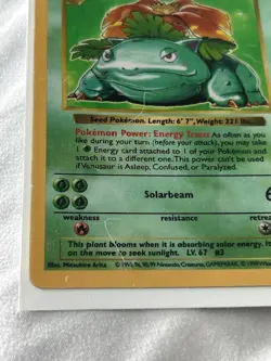LOT OF TWO POKEMON CARDS...VENUSAUR & EeVee - Image 4