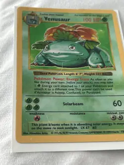 LOT OF TWO POKEMON CARDS...VENUSAUR & EeVee - Image 5