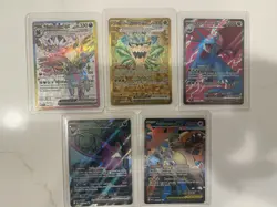 Pokemon TCG Full Art Lot Ex, 5 Cards - Image 1
