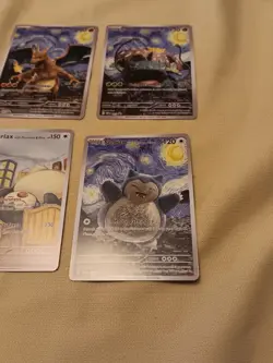 6 Starry Night Pokemon x Van Gogh Promo Card - NM - Image 2