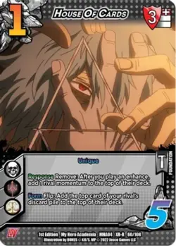 1X-House Of Cards (XR) - Unlimited Edition-MHA04U-League of Villains (Unlimited - Image 1