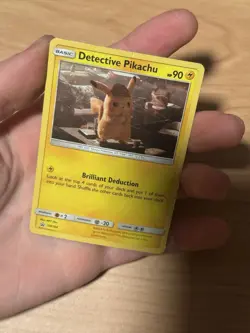 Pokemon Detective Pikachu SM194 Detective Pikachu Promo Holo 90 HP English Card - Image 1