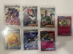 Lot Of Rare Pokemon Cards, Trainer, Full Art Trainers And Aspec 7 Cards - Image 1