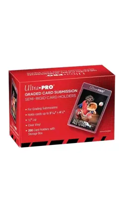 Ultra PRO 200 Graded Card Box - Submission Semi-Rigid Card Holders Cardsaver - Image 1