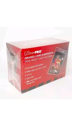 Ultra PRO 200 Graded Card Box - Submission Semi-Rigid Card Holders Cardsaver - Image 2