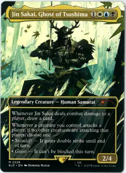 MTG Jin Sakai, Ghost of Tsushima Secret Lair SLD 2226 English NEW - Image 1