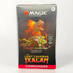 The Lost Caverns of Ixalan Commander Deck - Veloci-Ramp-Tor MTG Brand New Sealed 195166230245 - Image 1