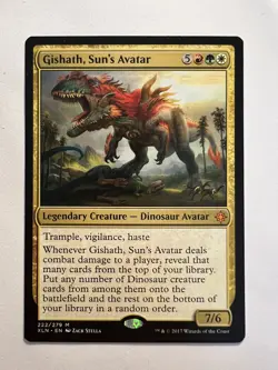 Gishath, Sun's Avatar - MTG Ixalan - NM Mythic Legendary Creature - Image 1
