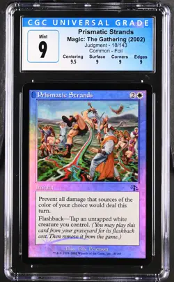 PRISMATIC STRANDS Judgment Foil CGC 9 Q+ MTG [Nostalgium] - Image 1