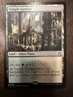 Temple Garden : MTG / Ravnica Remastered #290 / NM - Image 1