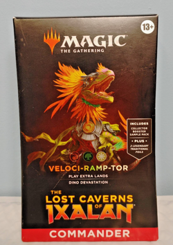 The Lost Caverns of Ixalan Commander Deck - Veloci-Ramp-Tor MTG Brand New Sealed - Image 1