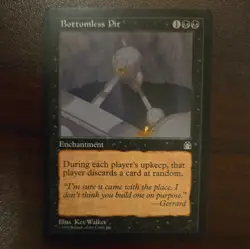 Bottomless Pit - Stronghold ~NM~ Magic the Gathering Mtg - Image 1
