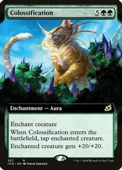Magic: The Gathering Colossification Extended Art 327 Rare Regular NM IKO - Image 1