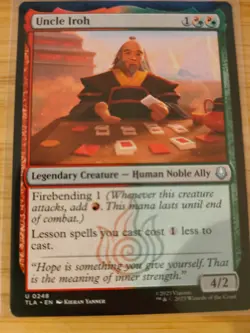 MTG Uncle Iroh 0248 Avatar: The Last Airbender M/NM Free UK P&P - Image 1