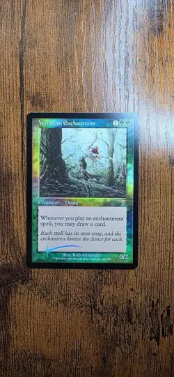 Verduran Enchantress FOIL 7th Edition NM - Image 1