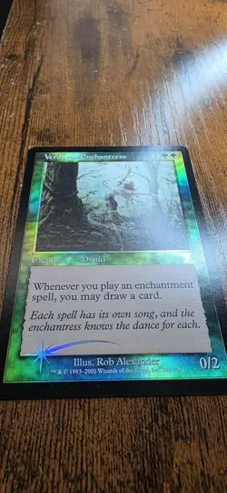 Verduran Enchantress FOIL 7th Edition NM - Image 3