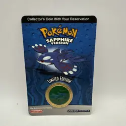Pokemon Sapphire Kyogre Limited Collectible Coin Nintendo Sealed Vintage 2003 - Image 1