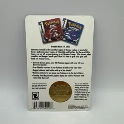Pokemon Sapphire Kyogre Limited Collectible Coin Nintendo Sealed Vintage 2003 - Image 2