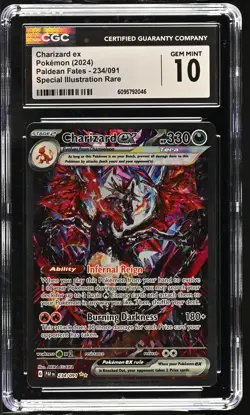 Charizard EX 234/091 Special Illustration Rare Pokemon CGC 10 Gem Mint *046 - Image 1