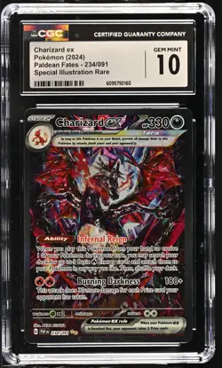 Charizard EX 234/091 Special Illustration Rare Pokemon CGC 10 Gem Mint *160 - Image 1