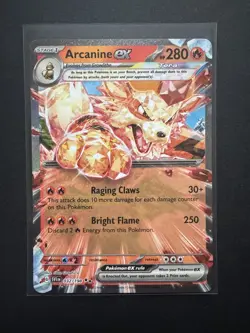 Pokemon TCG - S&V - Scarlet & Violet Base - Arcanine EX - 032/198 - Double Rare - Image 1