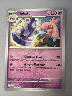 Pokemon TCG * Paradox Rift * 85/182 Tinkaton REVERSE HOLO Uncommon * FRESH PK - Image 1