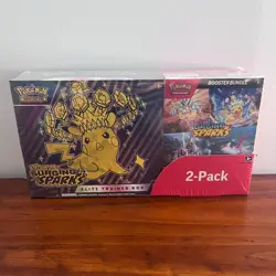 ⚡ Pokemon TCG: Surging Sparks Costco 2 Packs (ETB + Booster Bundle) - Sealed - Image 1