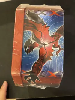 Pokemon 2014 Yveltal Legends of Kalos Collectors Tin - Factory Sealed - Image 4
