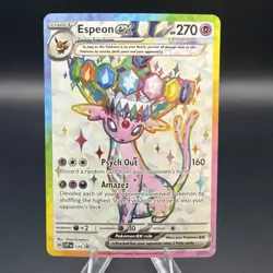 Espeon ex SVP175 Prismatic Evolutions Black Star Promo 🌟 Mint 💎 Pokemon TCG - Image 1