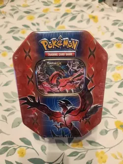Pokemon 2014 Yveltal Legends of Kalos Collectors Tin - Factory Sealed - Image 1