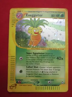Pokemon Exeggutor H10/H32 Aquapolis Holo HP - Image 1