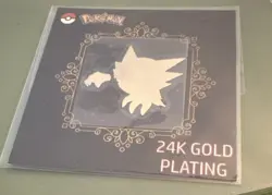 Haunter 24k Gold Plated Pokemon Sticker Korean Striking Popping Candy #U - Image 1