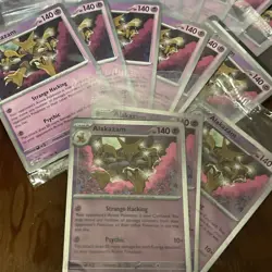 Pokemon Alakazam 082/167 Twilight Masquerade Sealed Cosmos Holo Promo x 17 - Image 4