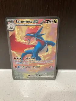 2025 Pokemon Salamence ex 187/159 Journey Together Holo SIR Jtg-EN Pack Fresh - Image 1