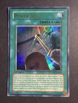 YUGIOH POWER BOND CRV-EN037 ULTRA 1ST ED VLP - Image 1