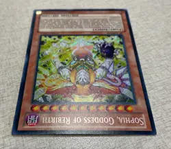 Yugioh! TCG Sophia, Goddess of Rebirth 1st Edition Secret Rare HA07-EN055 - Image 3