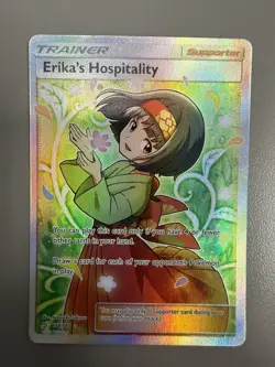 Erika's Hospitality (Full Art) 174/181 SM - Team Up Pokemon Card NM - Image 1