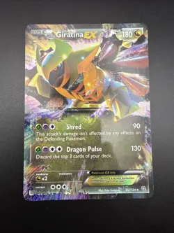 Giratina EX - 92/124 - Pokemon Dragons Exalted Black & White Ultra Rare Card LP- - Image 3