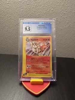 Pokemon TCG Rapidash Aquapolis 31/147 Regular Rare Card, Graded CGC 10 - Image 1