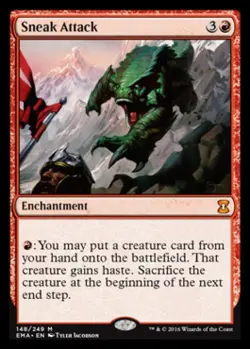 MTG English Sneak Attack NM Normal Eternal Masters - Image 1