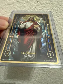Sacred Legacy: Card TCG 2025 Jesus Christ - SECRET Rare 103/100 1st Edition NM-M - Image 1