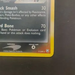Pokemon TCG Karte - Dark Marowak Holo - 7/109 - Ex Team Rocket Returns - Image 5